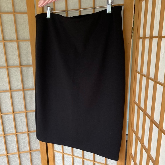Philosophy Black Stretch Pencil Skirt Career SZ 12 - Picture 4 of 11